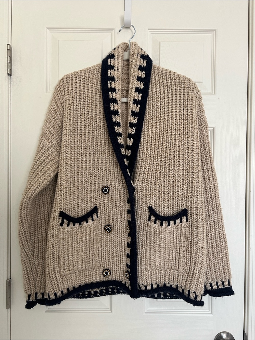 Chunky knit cardigan